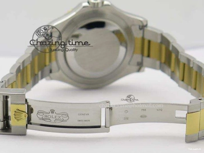 Dial Bracelet Yacht-Master 116622 On SS JF Best Blue A2836 Edition YG 0215